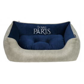 CAZO Soft Bed Paris Navy Blue - луксозно кучешко легло в син цвят
